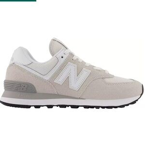 New Balance Light Beige and White Sneakers Women’s 8